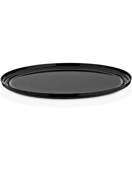 Polycarbonate Gastronorm Tray Round Ă350mm Depth 20mm Black | DA-GFT13B