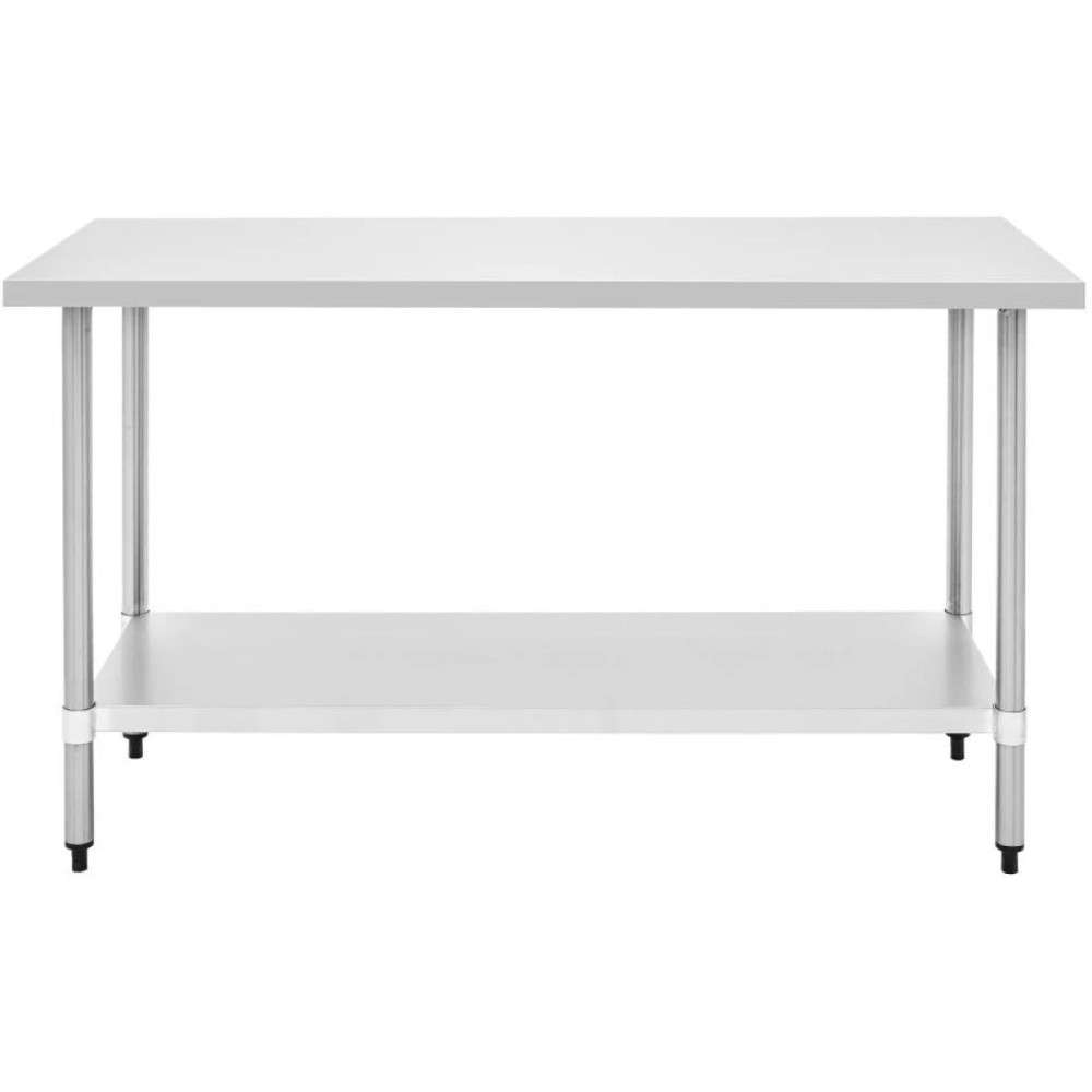 Commercial Stainless Steel Work Table Bottom shelf 1200x600x900mm | Stalwart DA-WT60120G