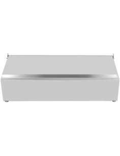 Commercial Condiment Holder with lid including 4xGN1/4-150mm containers Stainless steel | Stalwart DA-CHE04ADFL 2