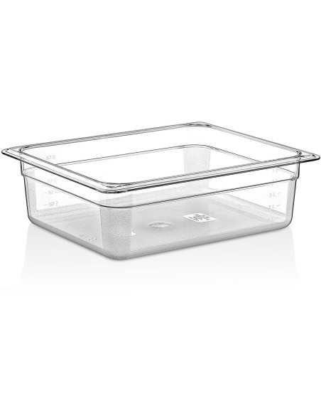 Polycarbonate Gastronorm Pan GN1/2 Depth 100mm Clear | DA-P8124