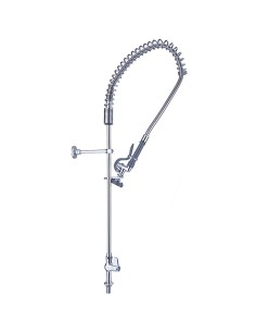 Pre Rinse Spray Unit Deck mount Single inlet Height 1000mm Stainless steel | Stalwart EQ2803A
