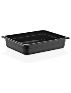 Polypropylene Gastronorm Pan GN1/2 Depth 150mm Black | Stalwart DA-GNPP12150B