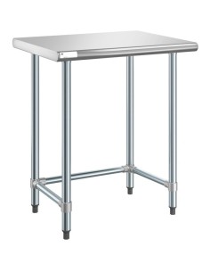 Commercial Work table Stainless steel No bottom shelf 915x760x900mm | Stalwart DA-WTGOB3036418