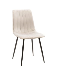 Velvet Dining Chair Beige (Pack of 4) | Stalwart DA-WW101BEIGE