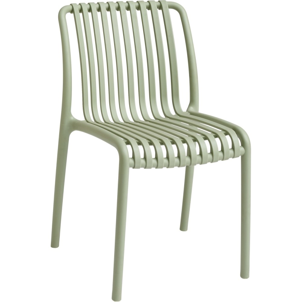 Bistro Dining Chair Plastic Light Green Indoors & Outdoors (Pack of 4) | Stalwart DA-WW6076LIGHTGREEN