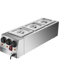 Commercial Chocolate Melter Triple Pan 2.0kW | Stalwart DA-HW23