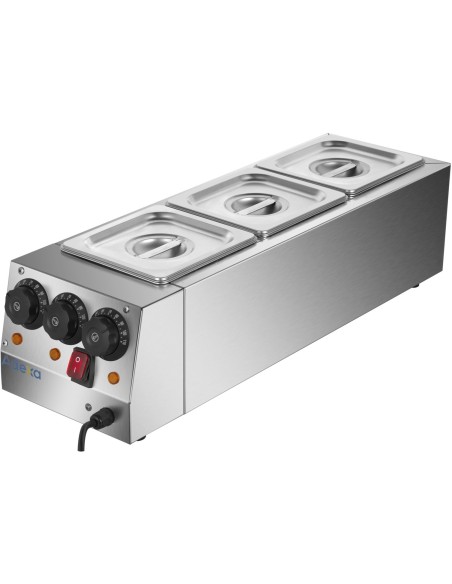 Commercial Chocolate Melter Triple Pan 2.0kW | Stalwart DA-HW23
