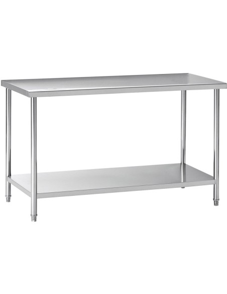 Professional Work table Stainless steel Undershelf 900x700x900mm | Stalwart DA-W218E7090