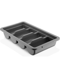 Cutlery Tray Stackable Plastic 4 compartments | Stalwart DA-GK04