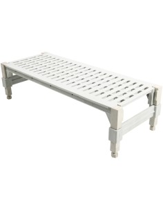 Commercial Dunnage Rack 1525x610x225mm 450kg loading Iron &amp Polypropylene | Stalwart DA-WHPDSPA60181061 2