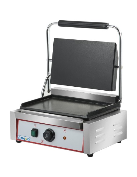 Heavy Duty Large Panini Contact grill Smooth 2.2kW | Stalwart DA-HEG811EB