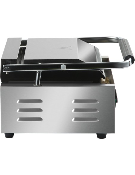 Heavy Duty Large Panini Contact grill Smooth 2.2kW | Stalwart DA-HEG811EB