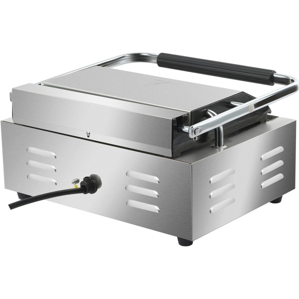 Heavy Duty Large Panini Contact grill Smooth 2.2kW | Stalwart DA-HEG811EB