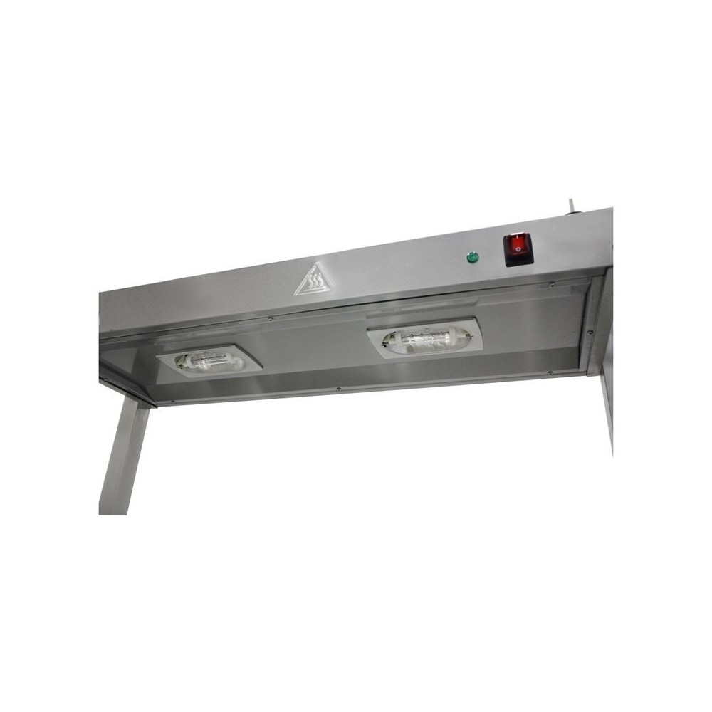 Commercial Quartz Lamp Heating Gantry Single tier 900mm | Stalwart DA-FWL091