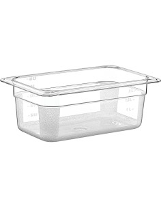 Polycarbonate Gastronorm Pan GN1/4 Depth 100mm 2 litres | Stalwart DA-GNP14100