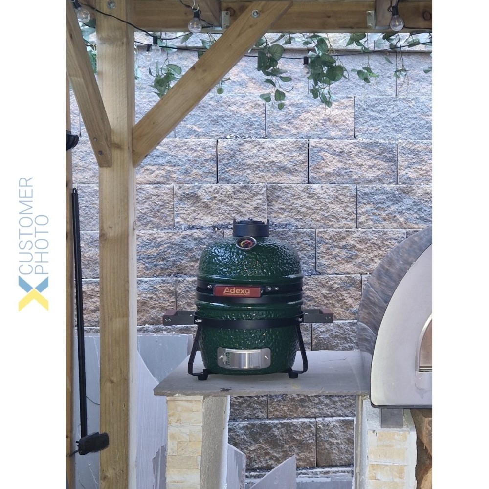 13&quot Ceramic Kamado BBQ  Grill Egg | DA-SE13