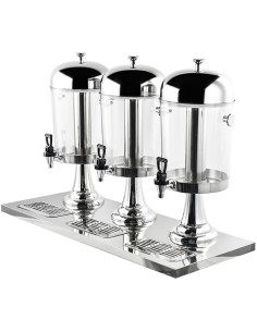 Commercial Juice Dispenser 3x8 litres | Stalwart DA-VICJDQ24