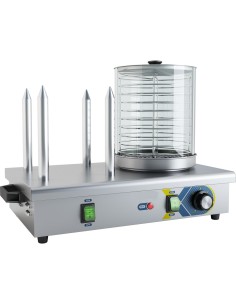 Commercial Hot dog warmer 4 bun spikes | DA-HDW4