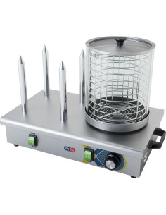 Commercial Hot dog warmer 4 bun spikes | DA-HDW4 2