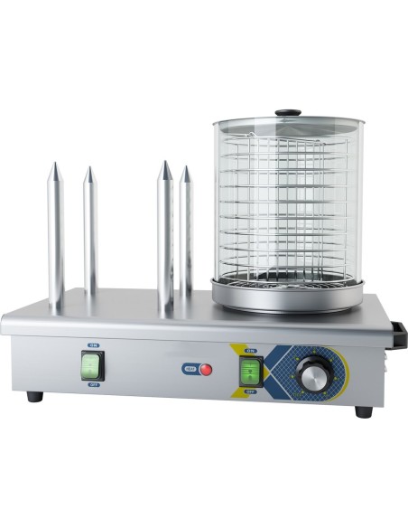 Commercial Hot dog warmer 4 bun spikes | DA-HDW4