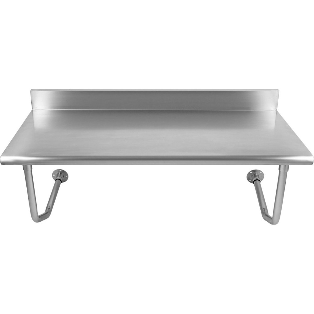 Professional Wall Mounted Work table Stainless steel 1000x600x900mm | Stalwart DA-WMTB60100