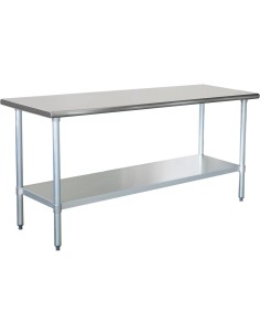 Commercial Stainless Steel Work Table Bottom shelf 1800x600x900mm | Stalwart DA-WT60180G