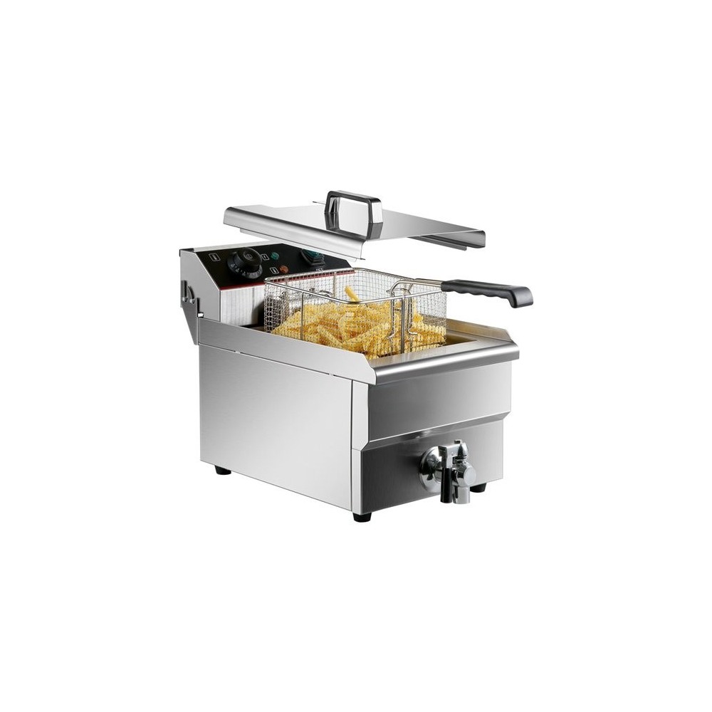 Commercial Fryer Single Electric 12 litre 3.25kW Countertop | Stalwart DA-HEF12L