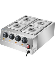 Commercial Chocolate Melter Quadruple Pan 3.0kW | Stalwart DA-HW24