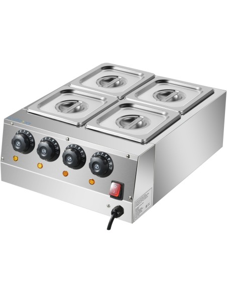 Commercial Chocolate Melter Quadruple Pan 3.0kW | Stalwart DA-HW24