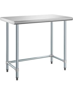 Commercial Work table Stainless steel No bottom shelf 1830x610x900mm | DA-WTGOB2472418