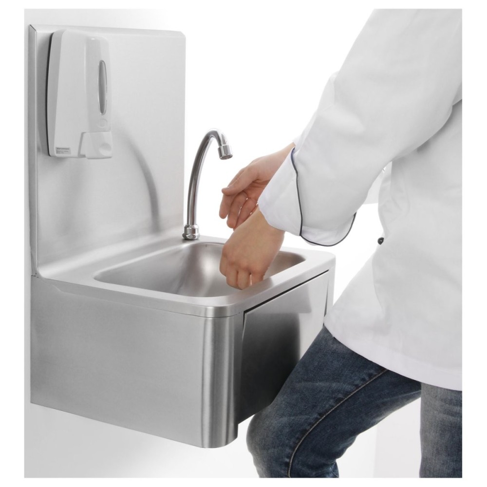 Commercial Hand wash sink Stainless steel Knee control Stainless steel | DA-THHWR43