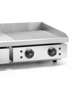 Commercial Griddle Smooth/Ribbed 730x470x240mm 4.4kW Electric | DA-HEG822 2