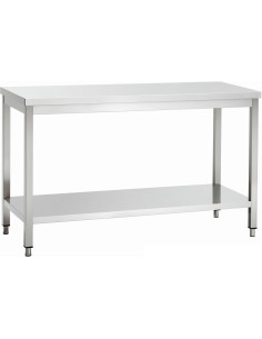 Professional Work table Stainless steel Bottom shelf 900x600x850mm | Stalwart DA-VT96SL