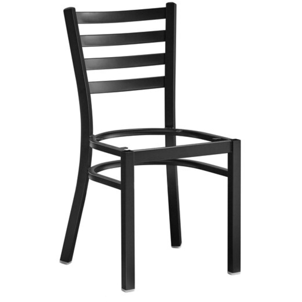 Black Steel Chair Frame | Stalwart DA-GS694FRAMEBLACK