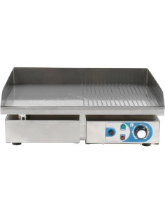 Commercial Griddle Smooth/Ribbed Medium 1 zone 3kW Electric | DA-WHEG818AFR 2