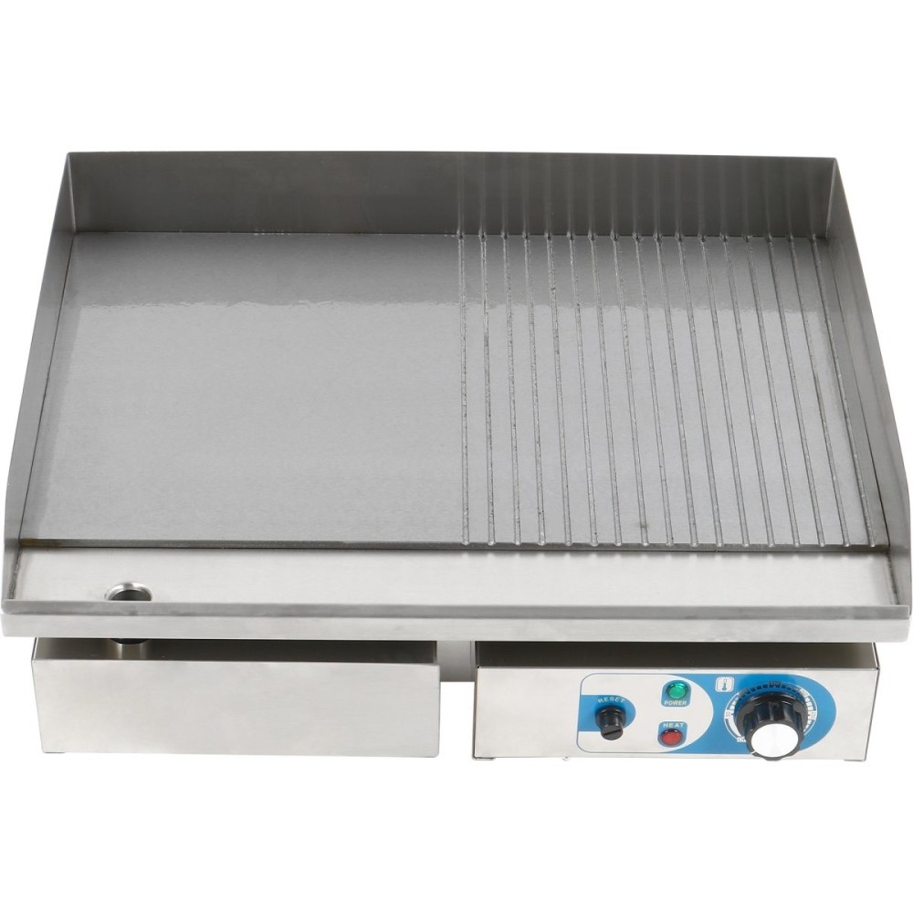 Commercial Griddle Smooth/Ribbed Medium 1 zone 3kW Electric | DA-WHEG818AFR