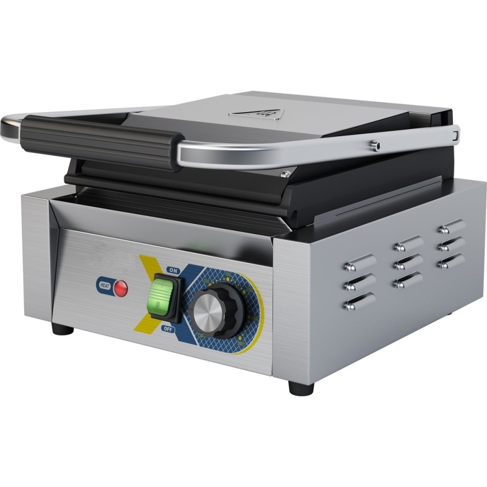 Heavy Duty Panini Contact grill Single Smooth | DA-EGD10A