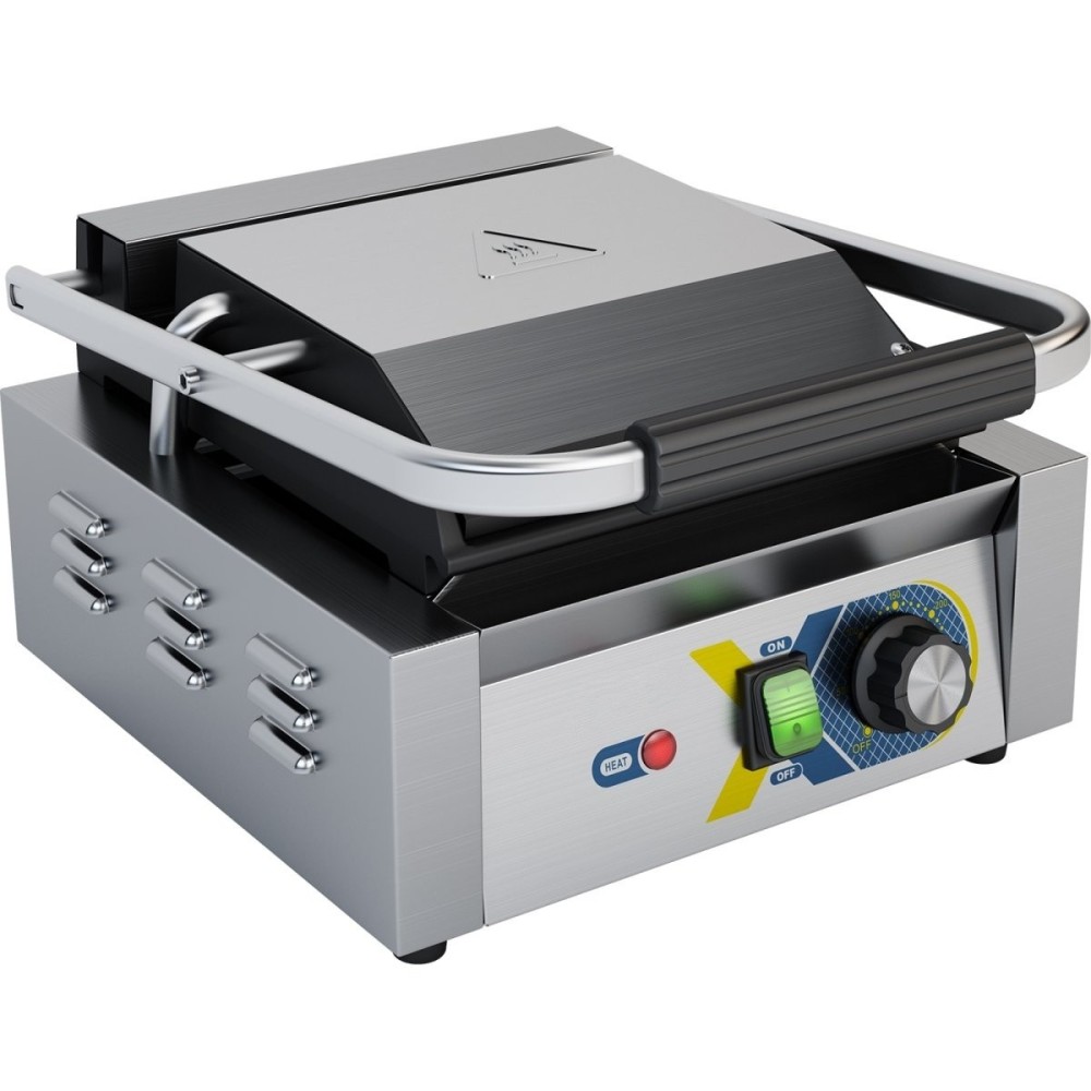 Heavy Duty Panini Contact grill Single Smooth | DA-EGD10A