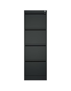 Professional Filing Cabinet 4 drawer 460x620x1330mm Black | Stalwart DA-MXDC3BLACK 2