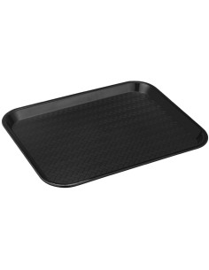 Serving Tray Rectangular 410x300mm Black | Stalwart DA-ST4130
