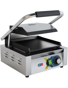 Heavy Duty Panini Contact grill Single Ribbed/Smooth | DA-EGD10B