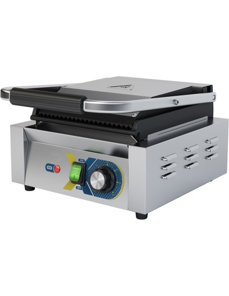 Heavy Duty Panini Contact grill Single Ribbed/Smooth | DA-EGD10B
