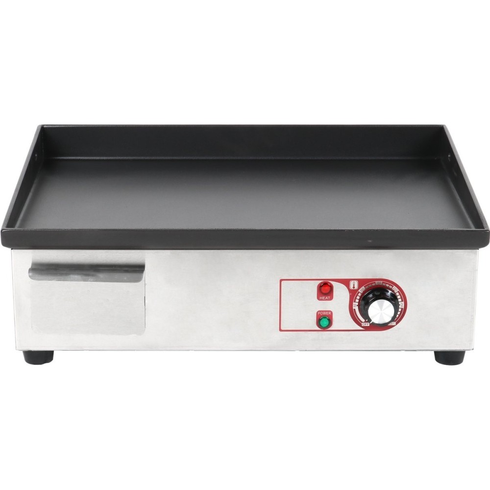 Commercial Griddle Smooth 540x380mm Enamelled plate 2.2kW Electric | DA-EG5438