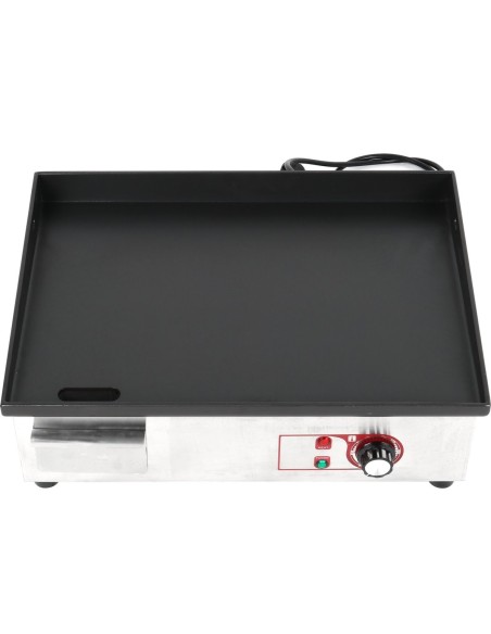 Commercial Griddle Smooth 540x380mm Enamelled plate 2.2kW Electric | DA-EG5438