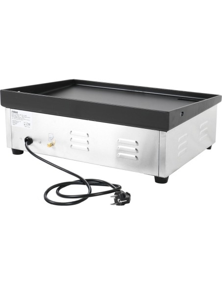 Commercial Griddle Smooth 540x380mm Enamelled plate 2.2kW Electric | DA-EG5438