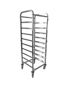 Commercial Dishwasher Basket Trolley Stainless steel 9 levels 550x510x1700mm | Stalwart DA-RT5509