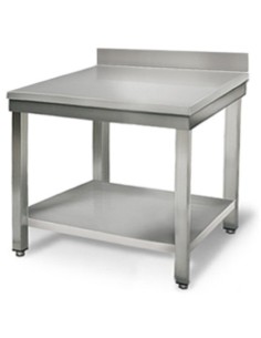 Professional Work table Stainless steel Bottom shelf Upstand 800x700x900mm | Stalwart DA-THATS87A