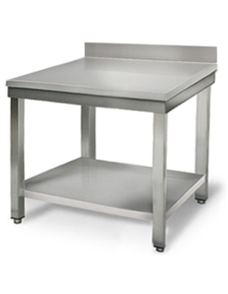 Professional Work table Stainless steel Bottom shelf Upstand 800x700x900mm | Stalwart DA-THATS87A
