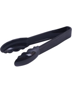 6&quot Catering Buffet Tongs Black Polycarbonate| Stalwart DA-UTITONG6