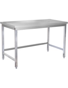 Premium Commercial Work table Stainless steel No bottom shelf 1600x700x980mm | Stalwart DA-DW16070WO